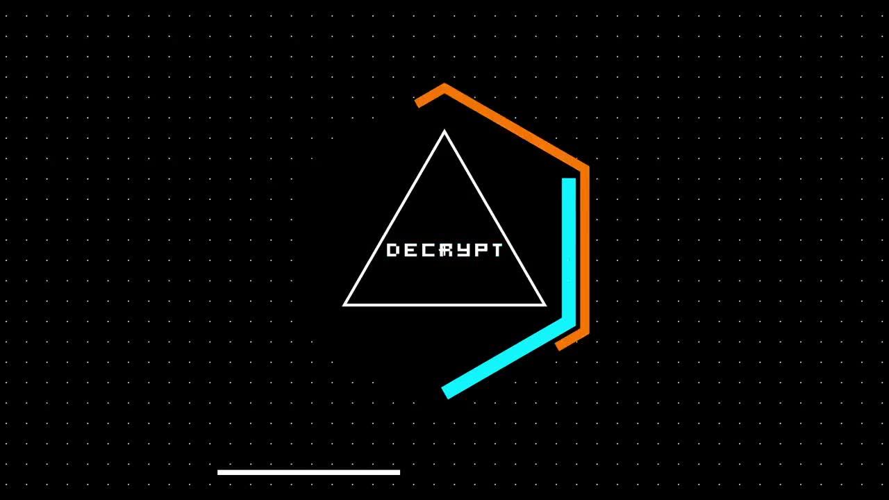 现代干净创意的数字扭曲徽标展示素材库精选AE模板