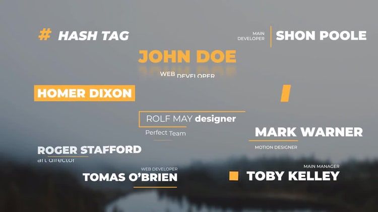 一种现代最新的动态效果的素材库精选AE模板