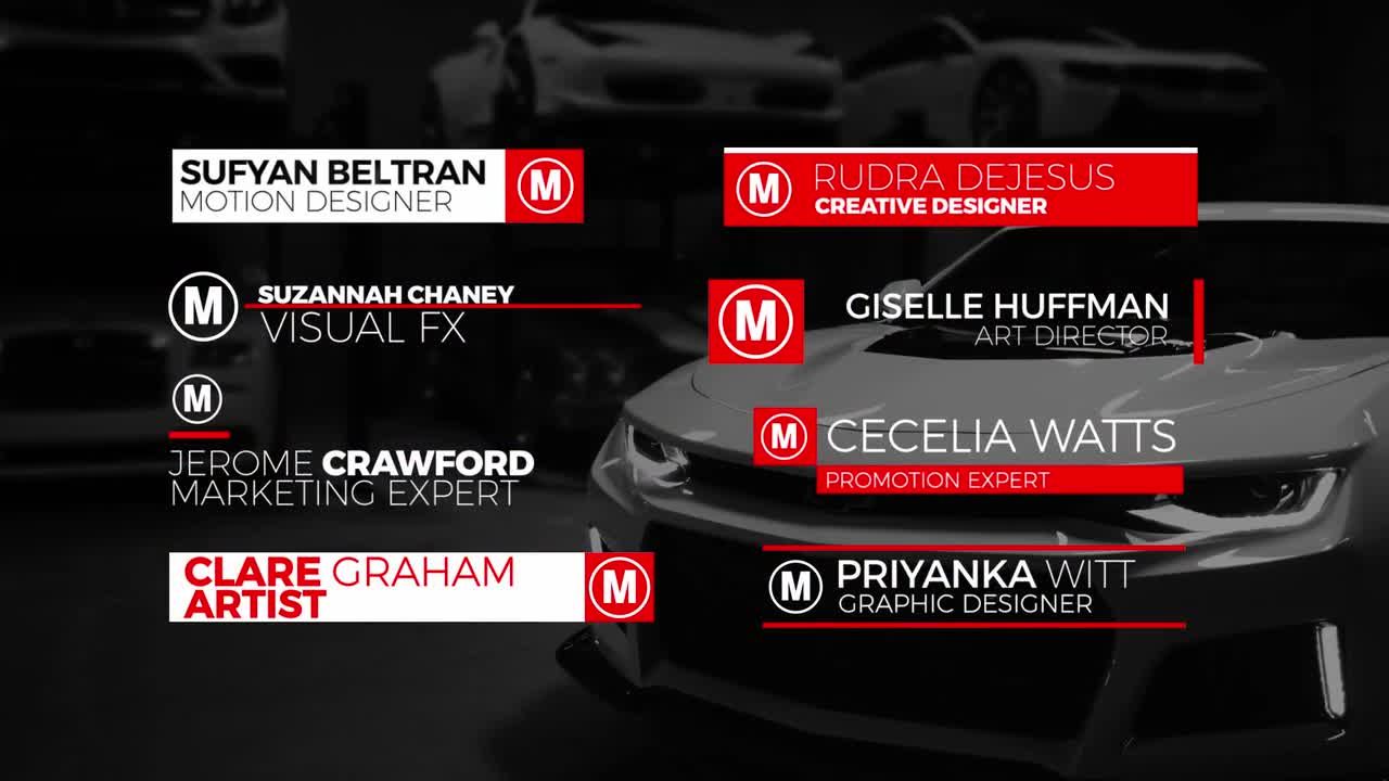 简洁唯美下三分之一字幕条动画素材库精选AE模板