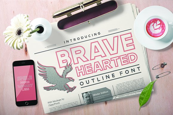Brave Hearted素材之家精选英文字体