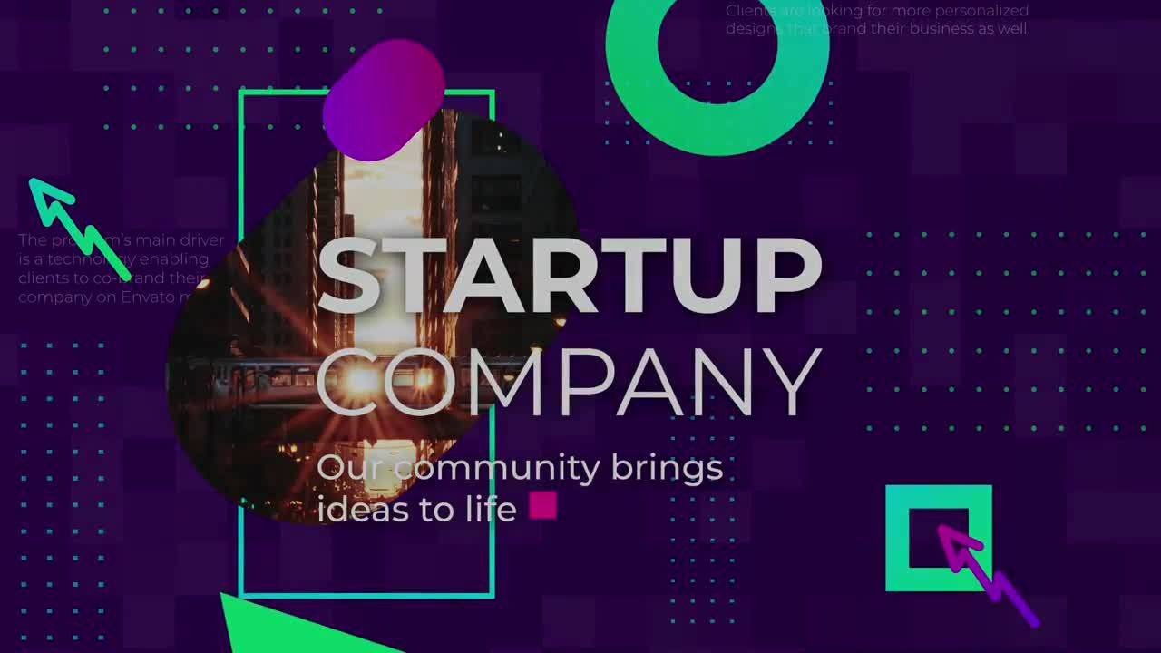 专业的公司介绍文本动画素材库精选AE模板