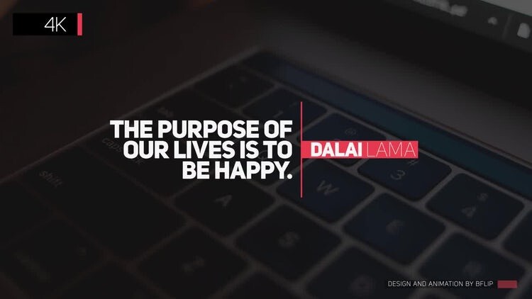 8个现代简洁的文本标题素材库精选AE模板