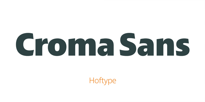 Croma Sans Font Family素材之家精选英文字体
