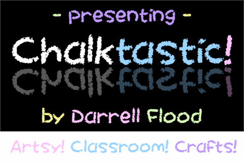 Chalktastic font素材之家精选英文字体