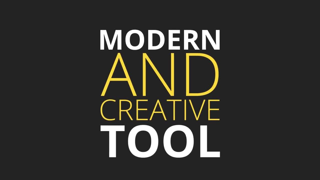 20个时尚设计和创造性动画动态排版标题素材库精选AE模板