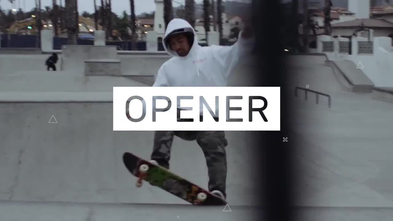 PR动态嘻哈开场模板