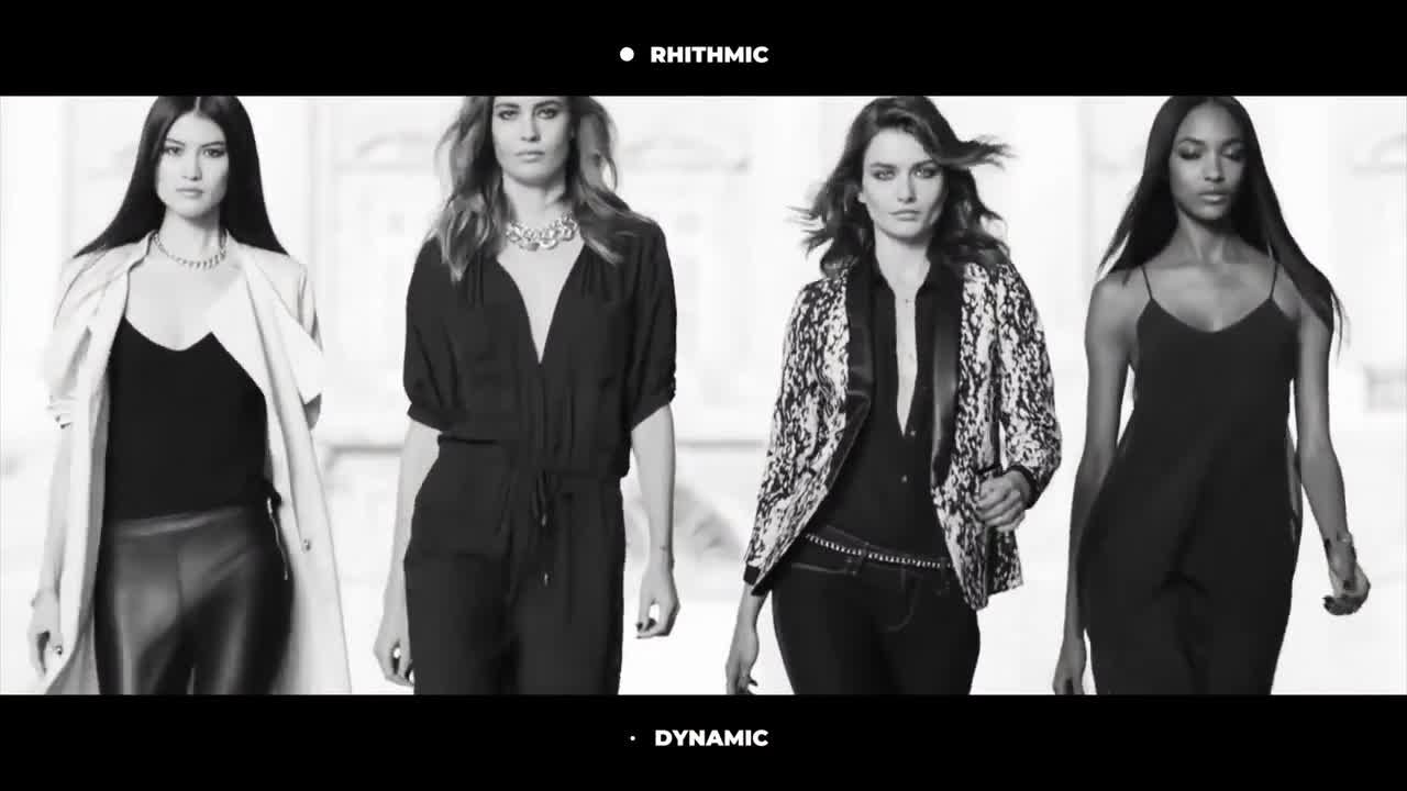 清爽时尚的都市风格pr过渡模板