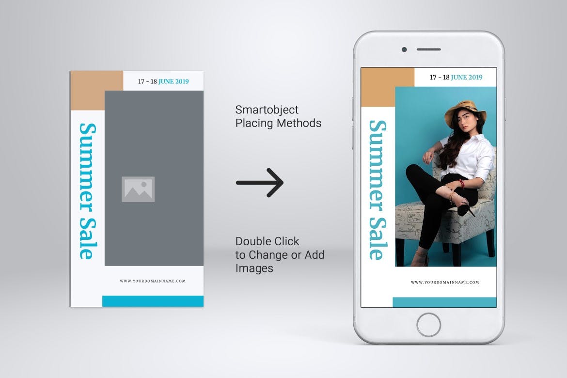 优雅别致时尚Instagram社交品牌故事PSD&AI模板素材库精选 Elegant Chic Fashion Instagram Stories PSD & AI插图(2)