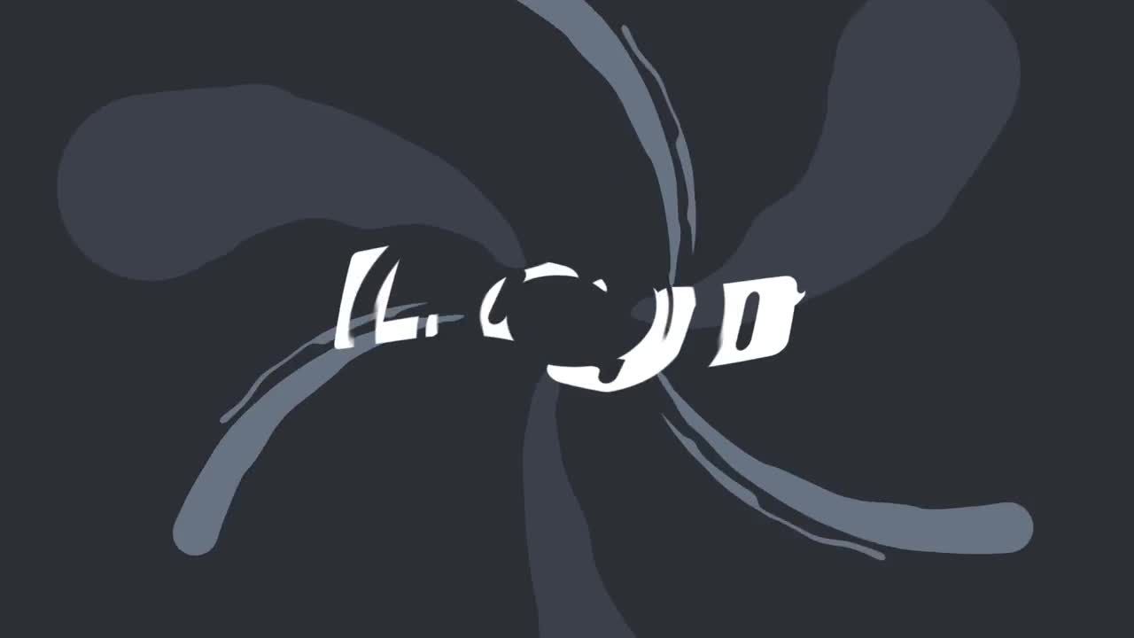 创意液体徽标素材库精选AE模板