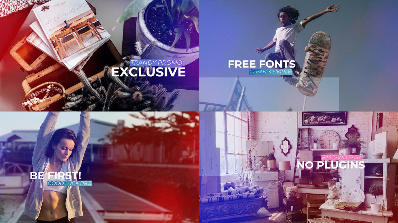 动态介绍徽标幻灯片转场效果素材库精选pr模板