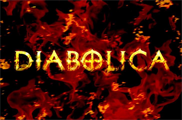 Diabolica font插图