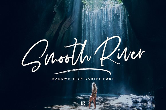 Smooth River Font素材之家精选英文字体