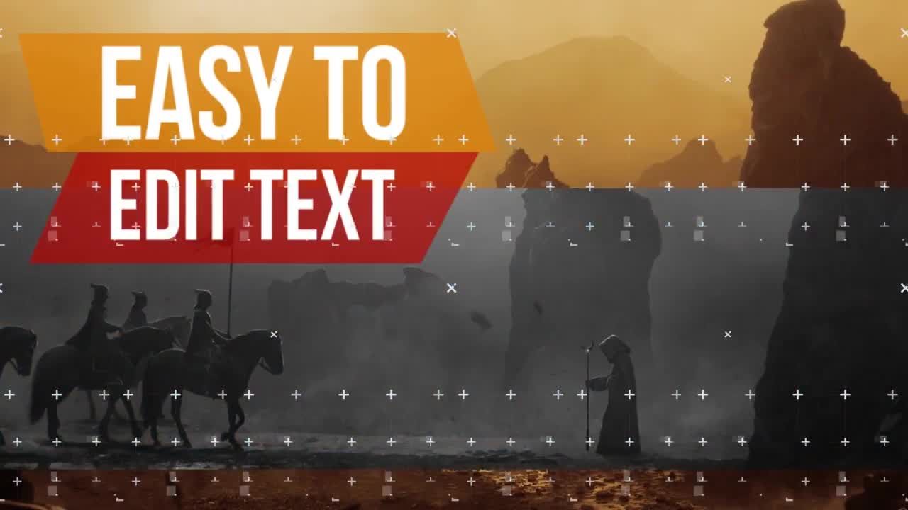 AE快速转场过渡幻灯片模板