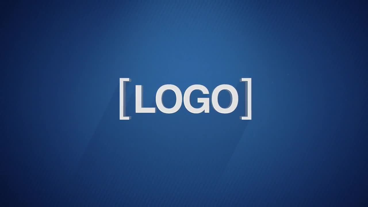 流畅的4K徽标显示ae模板