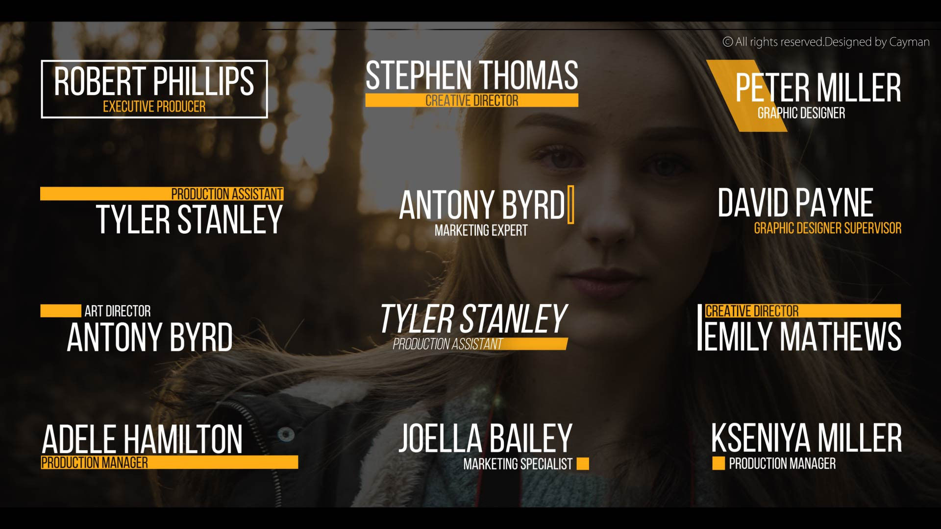 12个时尚优雅的标题动画素材库精选AE模板(下)