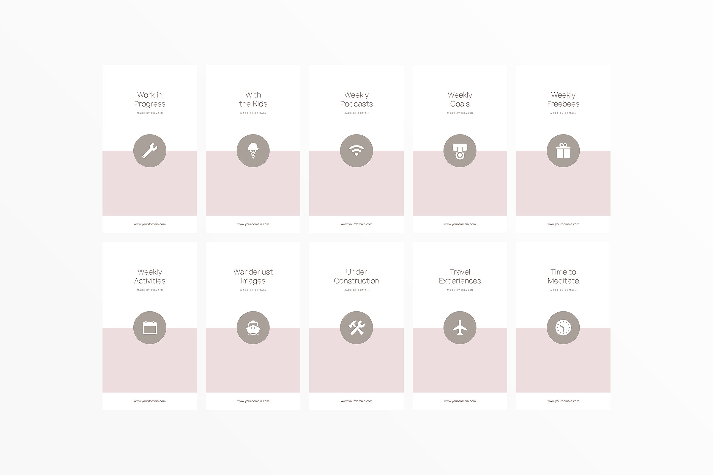 新媒体文章贴图设计模板素材库精选 Austria Instagram Highlights插图(15)