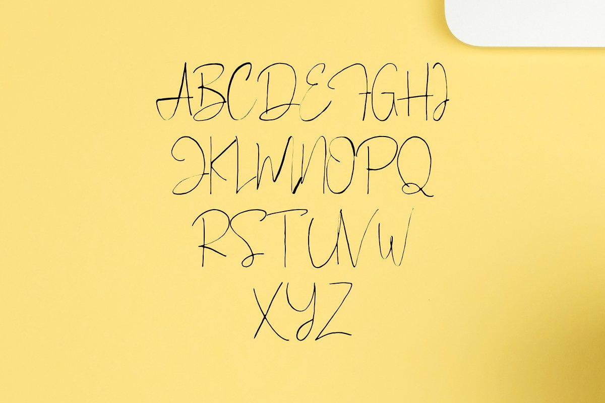 Blinor A Hand Drawn Signature Font插图1