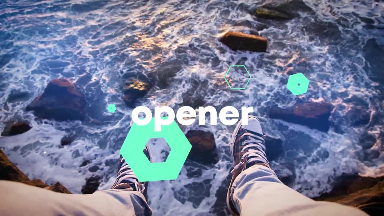 清爽夏季动态动画素材库推荐PR模板