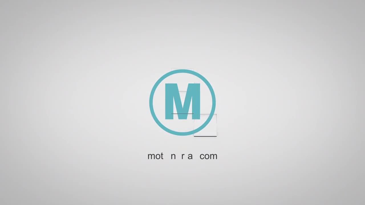 流畅且时尚的动画3D立方体徽标显示素材库精选AE模板