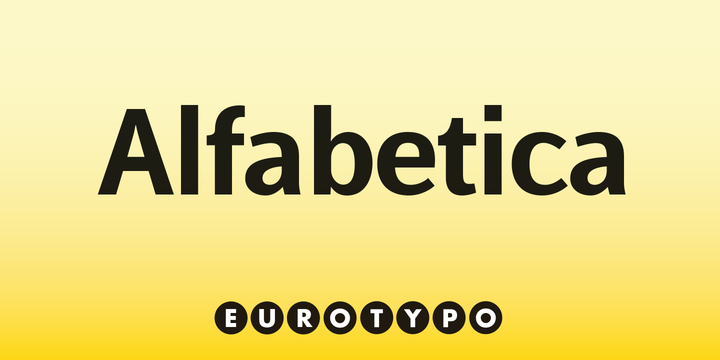 Alfabetica Font Family素材之家精选英文字体