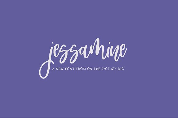 Jessamine Font素材之家精选英文字体
