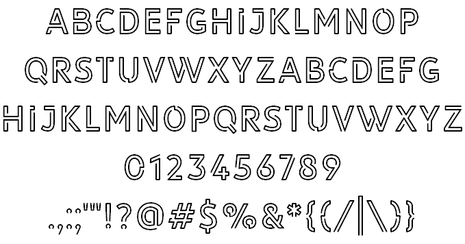 LIBRARY 3 AM font插图6