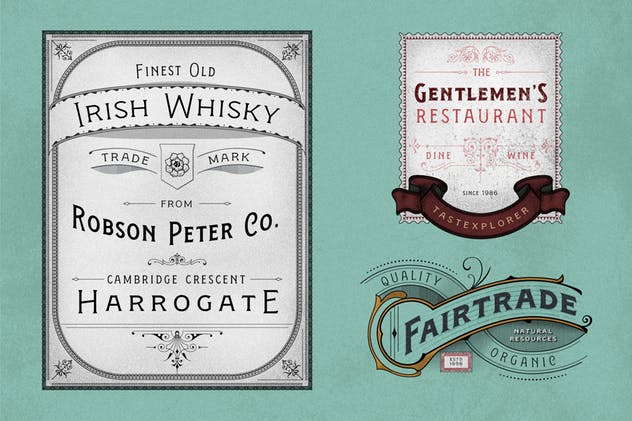 维多利亚时代复古风格衬线字体 Figuera Variable Fonts插图(5)