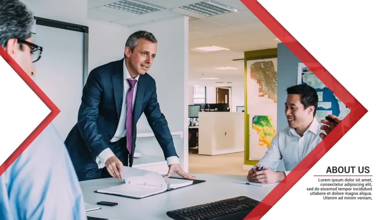 创意动画企业幻灯片素材库精选AE模板