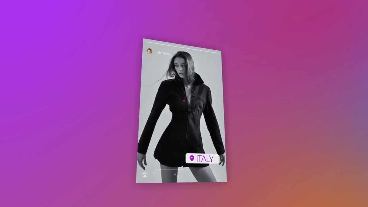 7个Instagram故事素材库精选AE模板