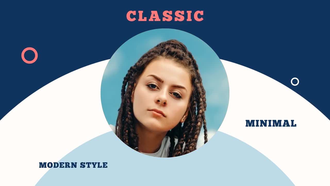 时尚幻灯片过渡效果ae模板