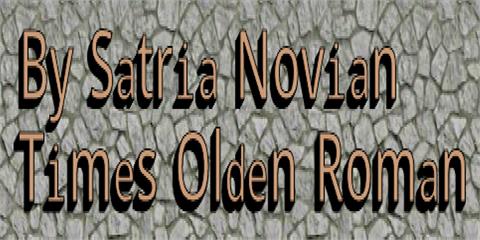 Times Olden Roman font素材之家精选英文字体