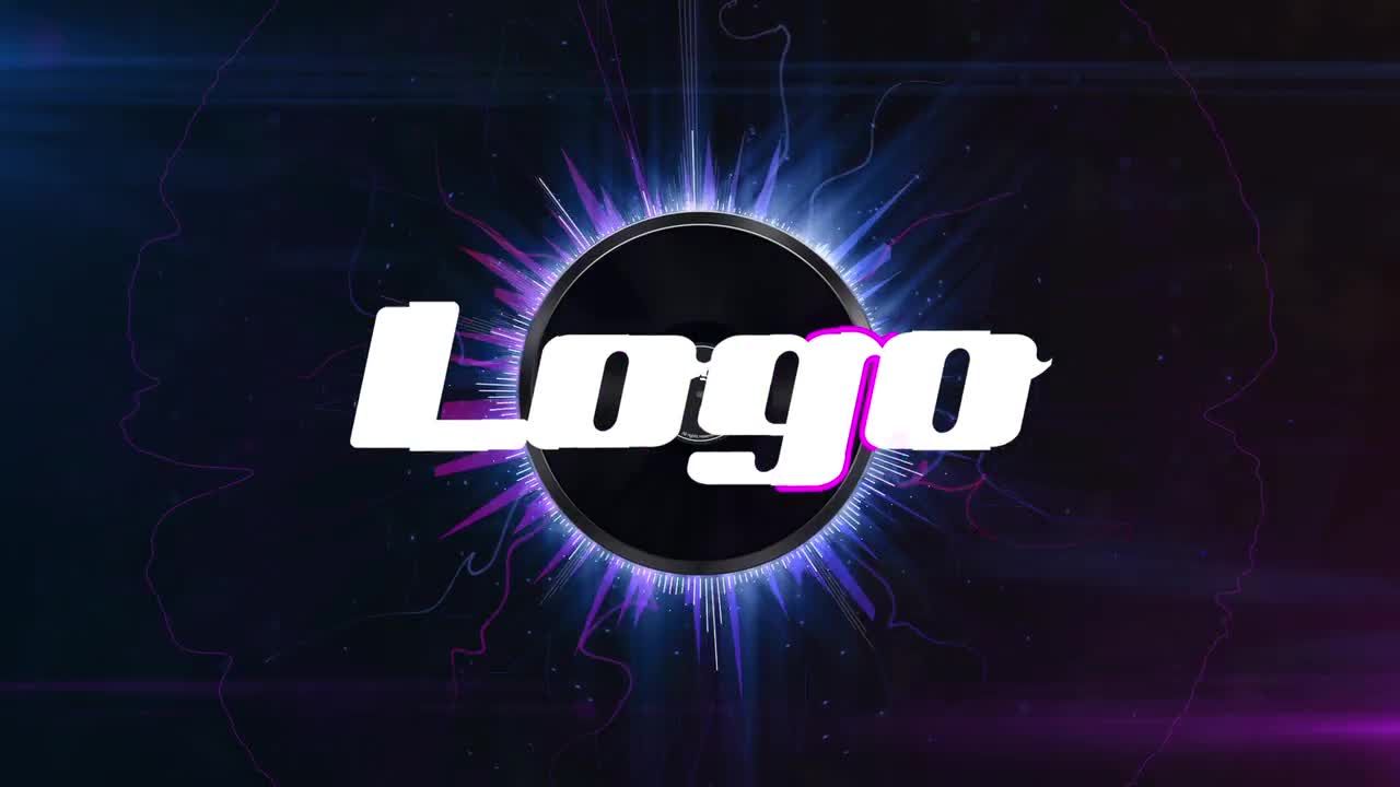 邪恶的声波设计电视节目开场素材库精选AE模板