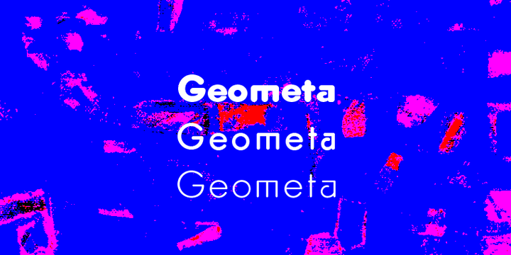 Geometa Rounded Font Family素材之家精选英文字体