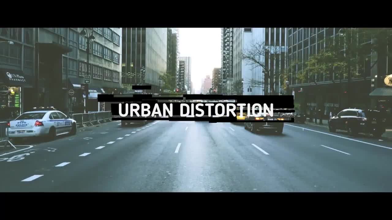 城市扭曲神奇动态素材库精选AE模板