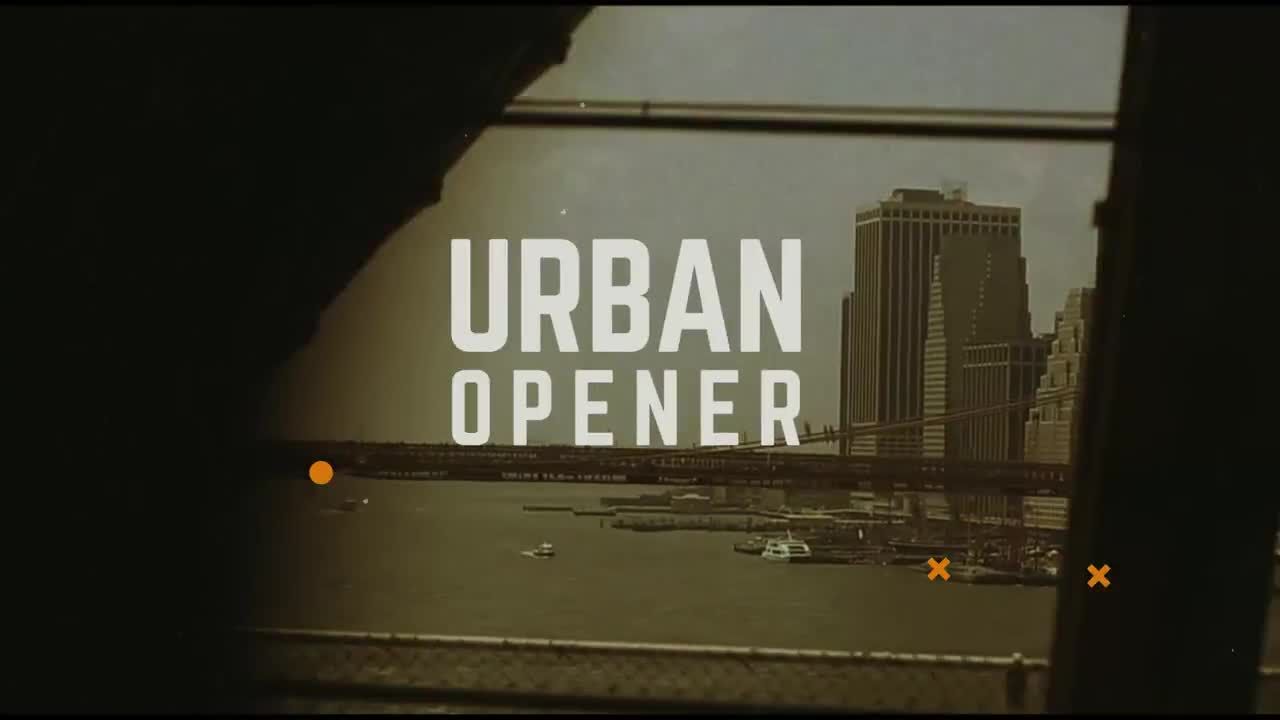 酷炫时尚城市开场白视频素材库推荐PR模板