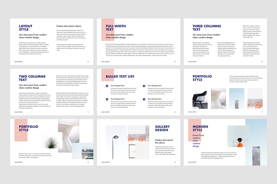 创意设计公司路演PPT幻灯片模板 BILBAO – Powerpoint Template + Bonus插图(7)