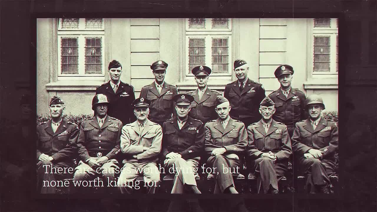 柔和光线泄漏历史照片幻灯片Pr模板