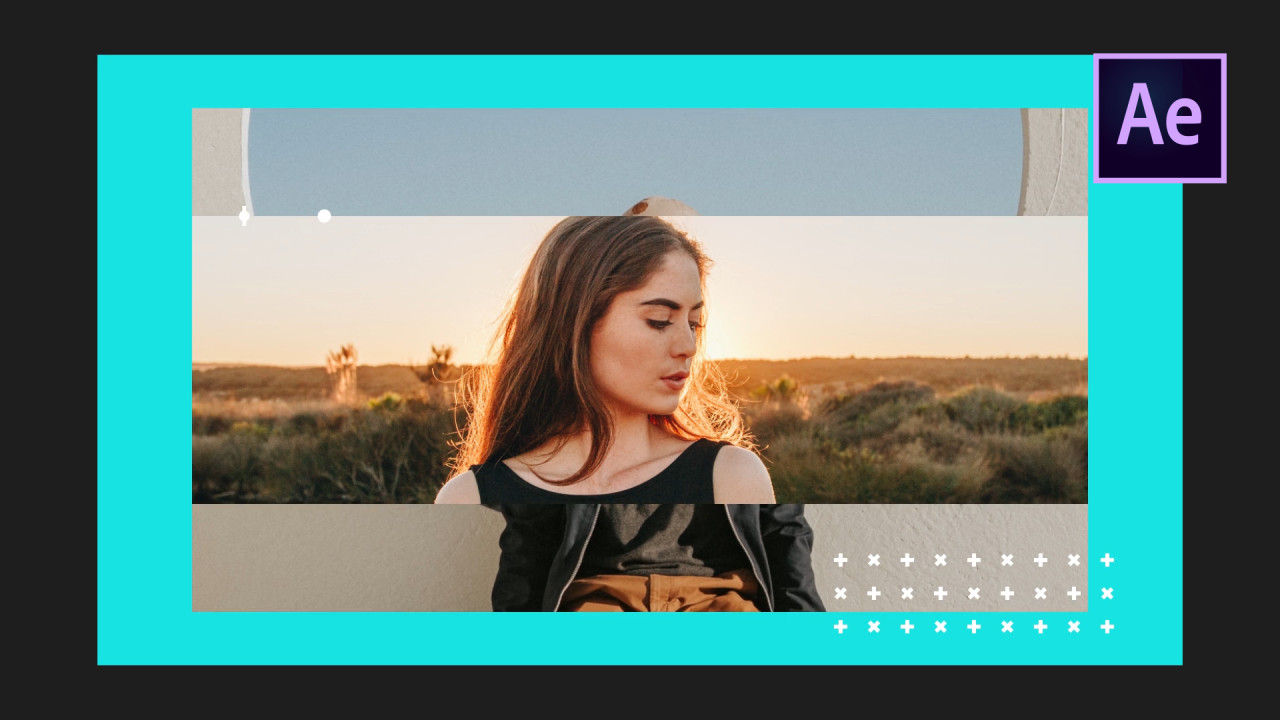 动态介绍刷新组合显示媒体素材库精选AE模板
