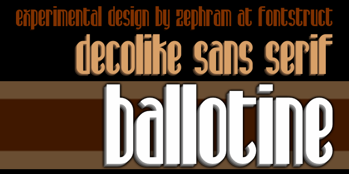 Ballotine font插图 Ballotine font插图