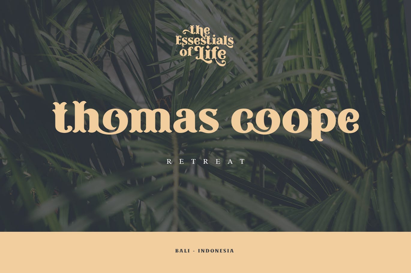 复古风格精美英文衬线装饰字体素材库精选下载 Tropiello Font插图(2)