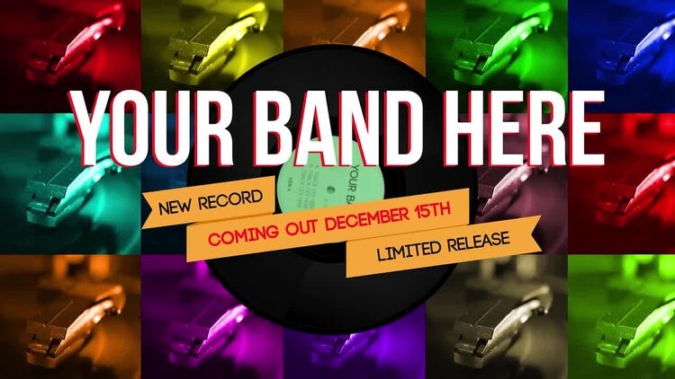 精美创意的新专辑宣传片素材库精选AE模板