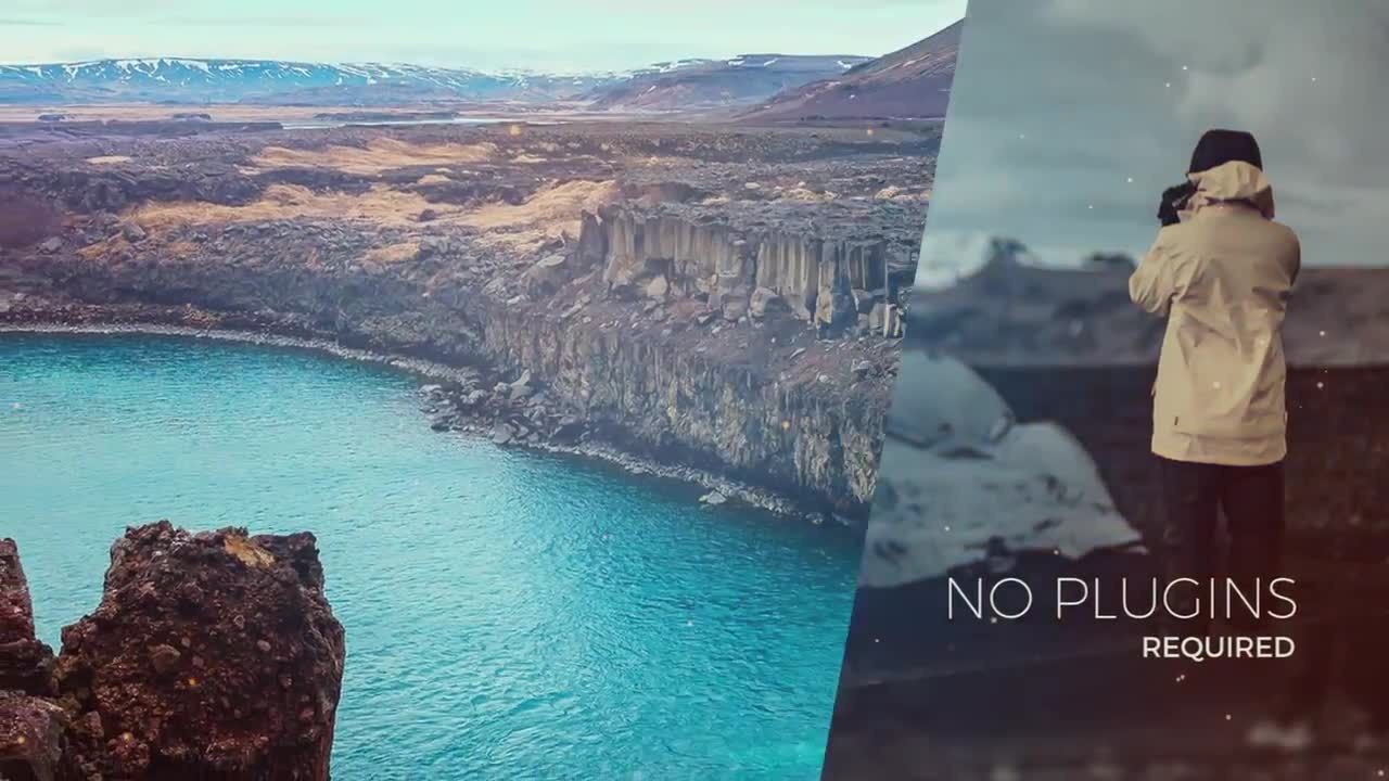 全新的明亮整洁的的幻灯片Pr模板