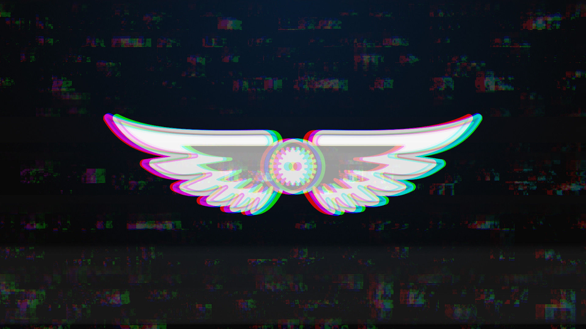 扭曲和故障效果logo展示素材库精选pr模板