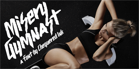 Misery Gymnast font素材之家精选英文字体