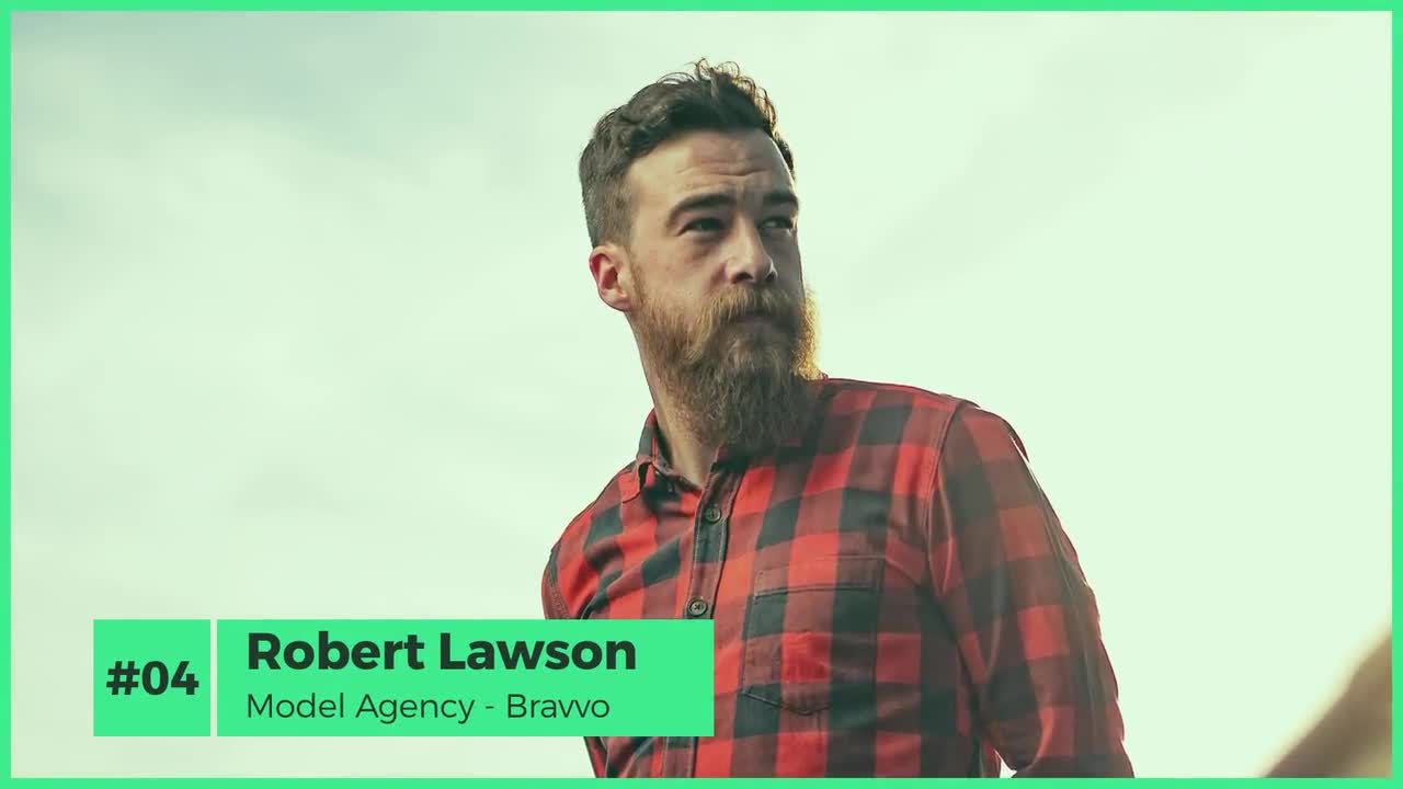 时尚现代开场文本动画素材库精选AE模板