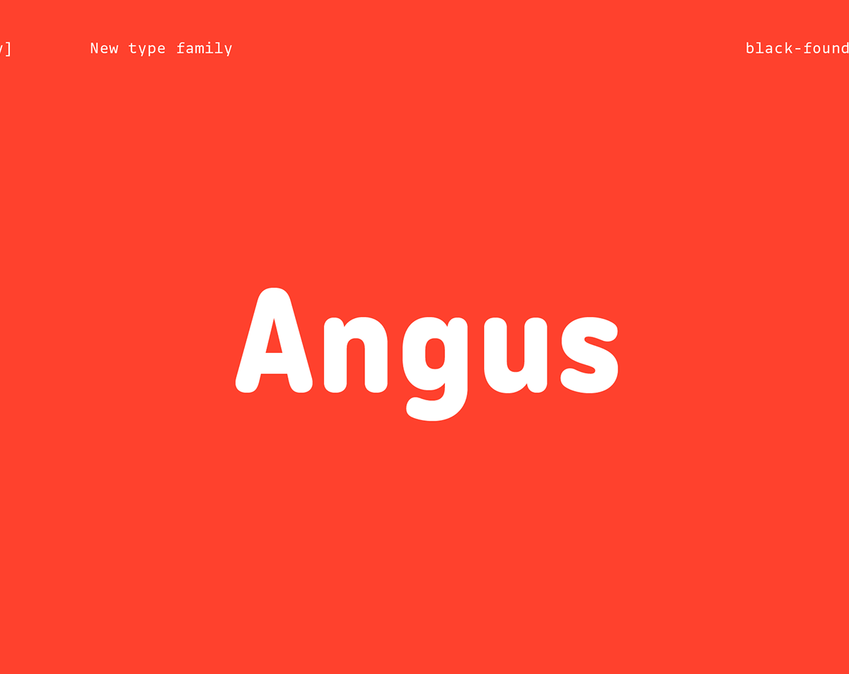 Angus Font Family素材之家精选英文字体