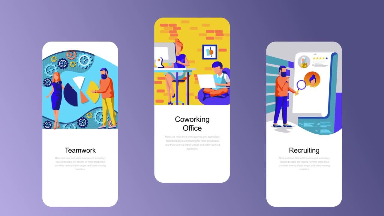 6个具有现代外观和动态动画的动画素材库精选AE模板