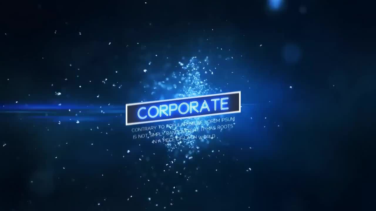 30个下三分之一霓虹灯全屏标题素材库精选AE模板