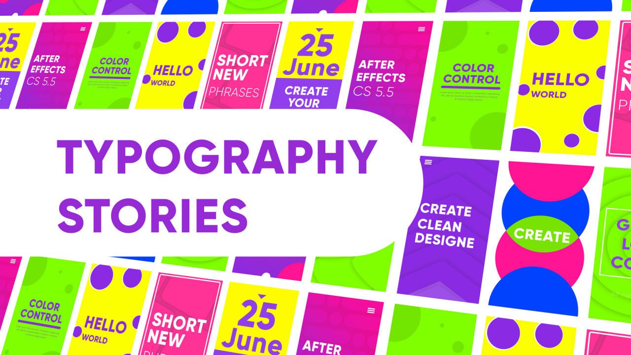 设计巧妙的故事展示素材库精选AE模板