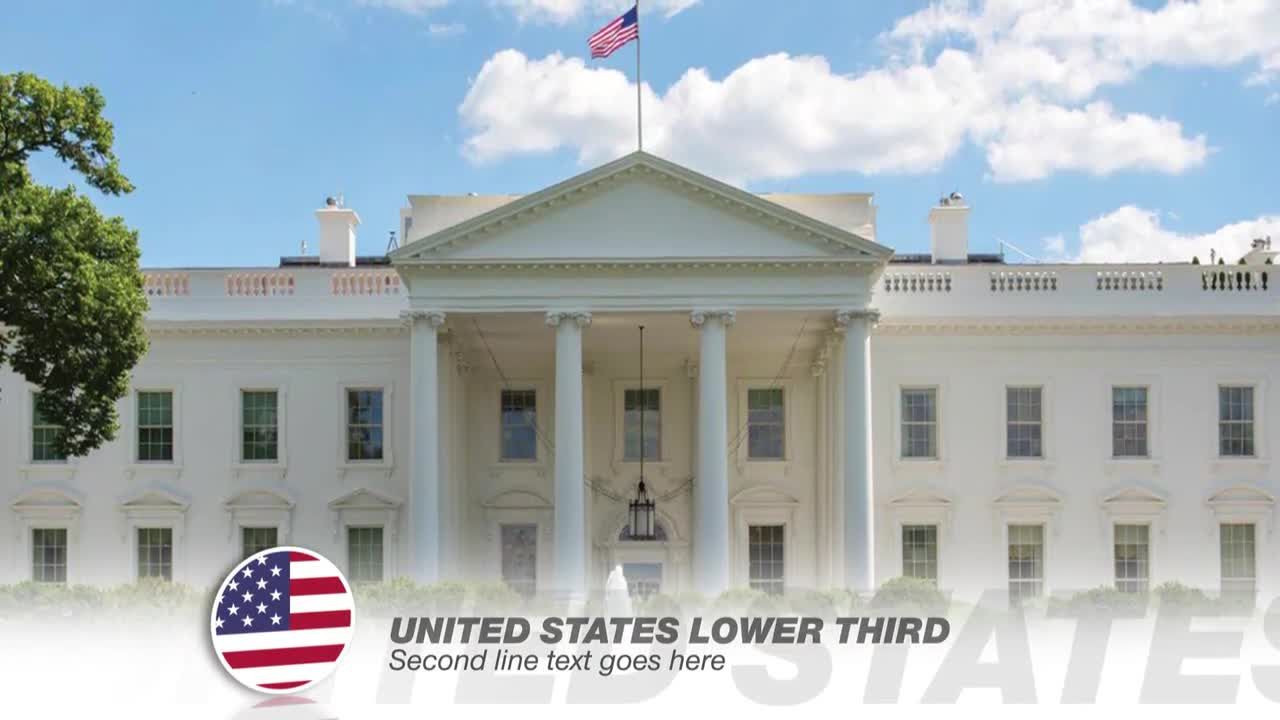 8个独特的动态动画下三分之一国家图形素材库精选AE模板